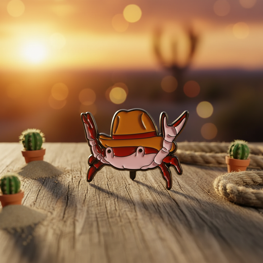 Pin's Crabe Cowboy