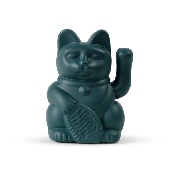 Mini Chat Chanceux Solaire Vert