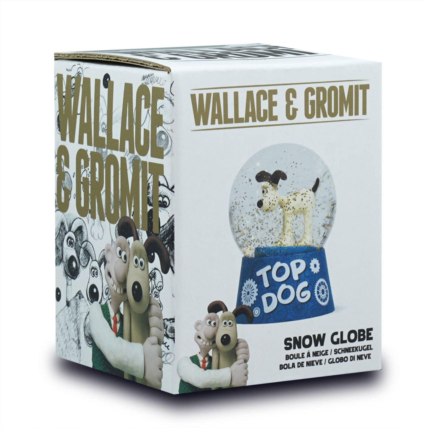 Wallace & Gromit Snow Globe - Gromit