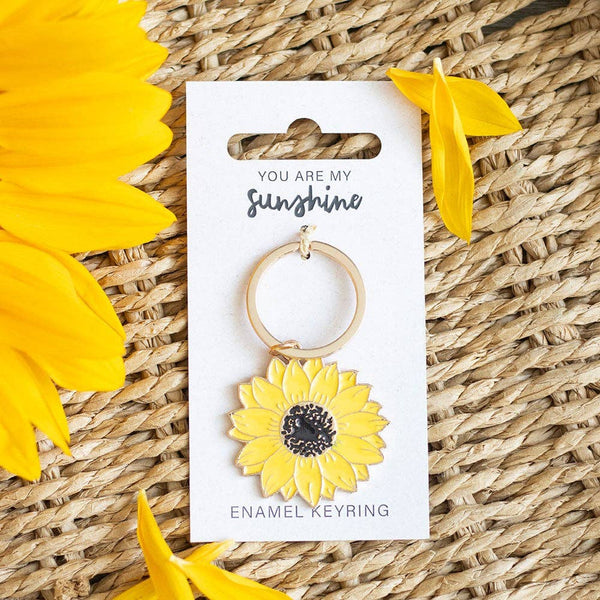 Sunflower Keychain You are my ray of sunshine
