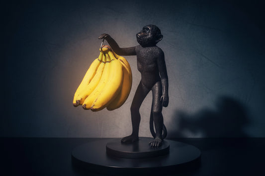Black Monkey Banana Holder