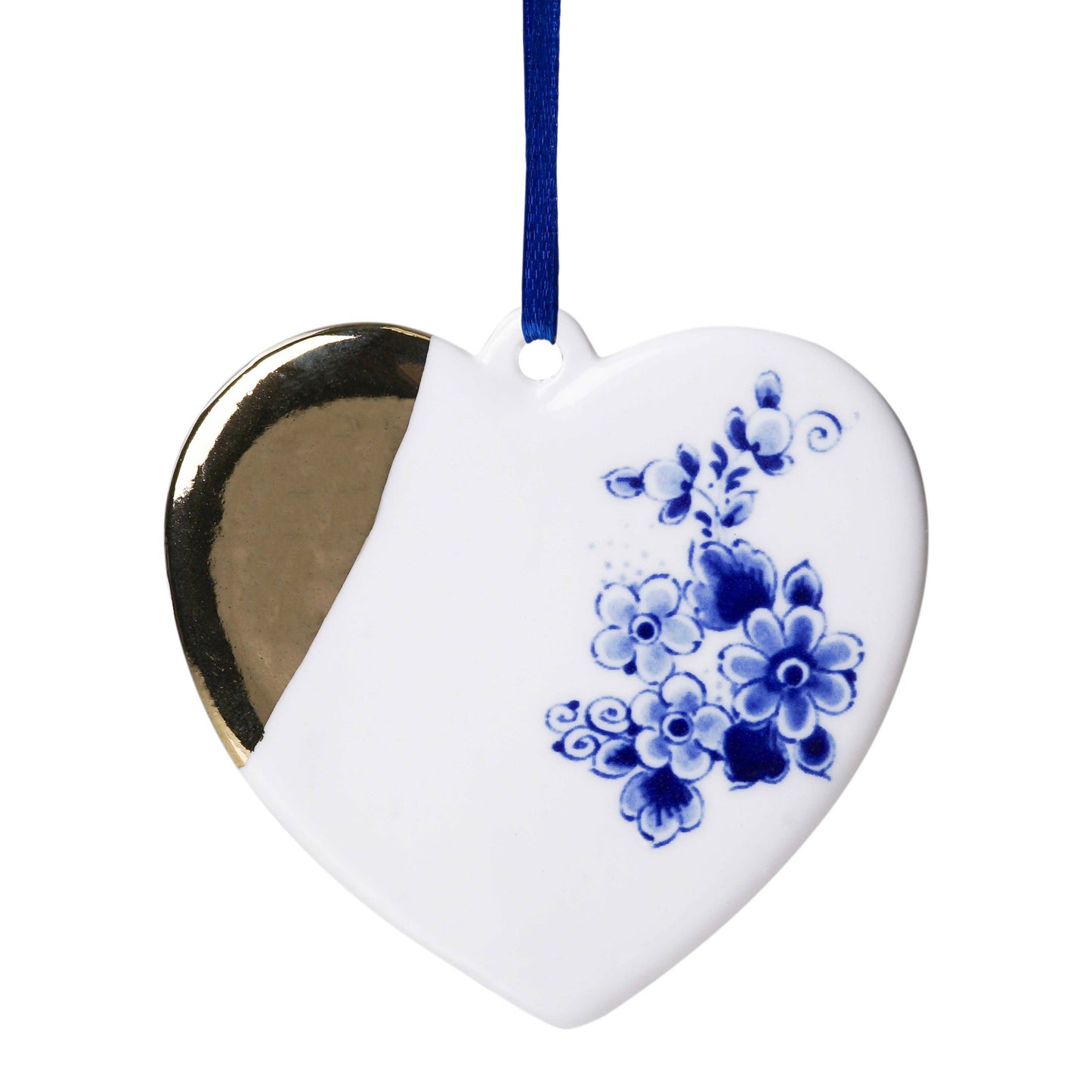 Golden Heart Christmas Ornament