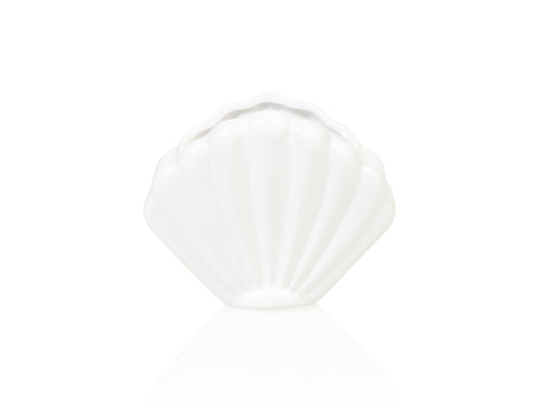 Pot de Fleur Coquillage Blanc – Petit