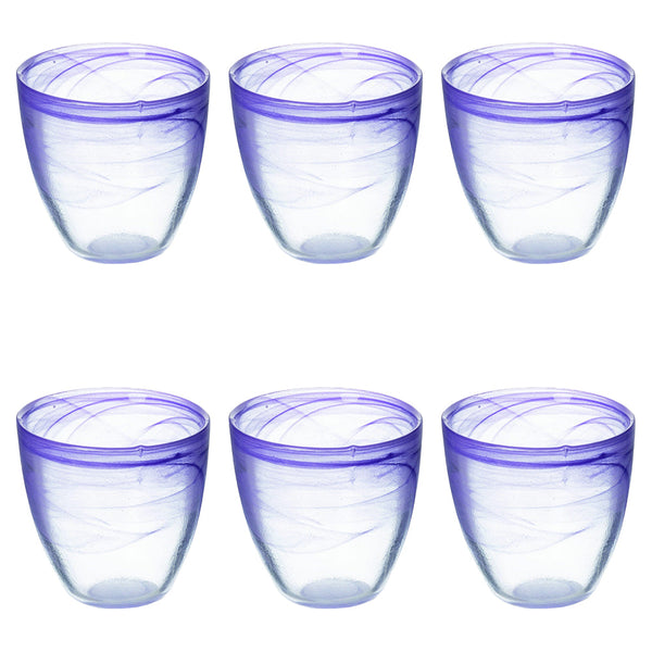 ALABASTRO ROUNDED GLASS 280ML PURPLE - 2188564