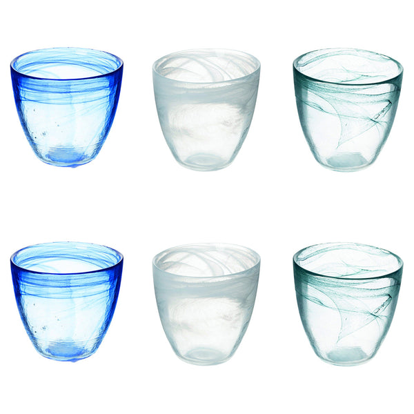 ALABASTRO OCEAN SET OF 6 GLASSES 280 ML - 2188591