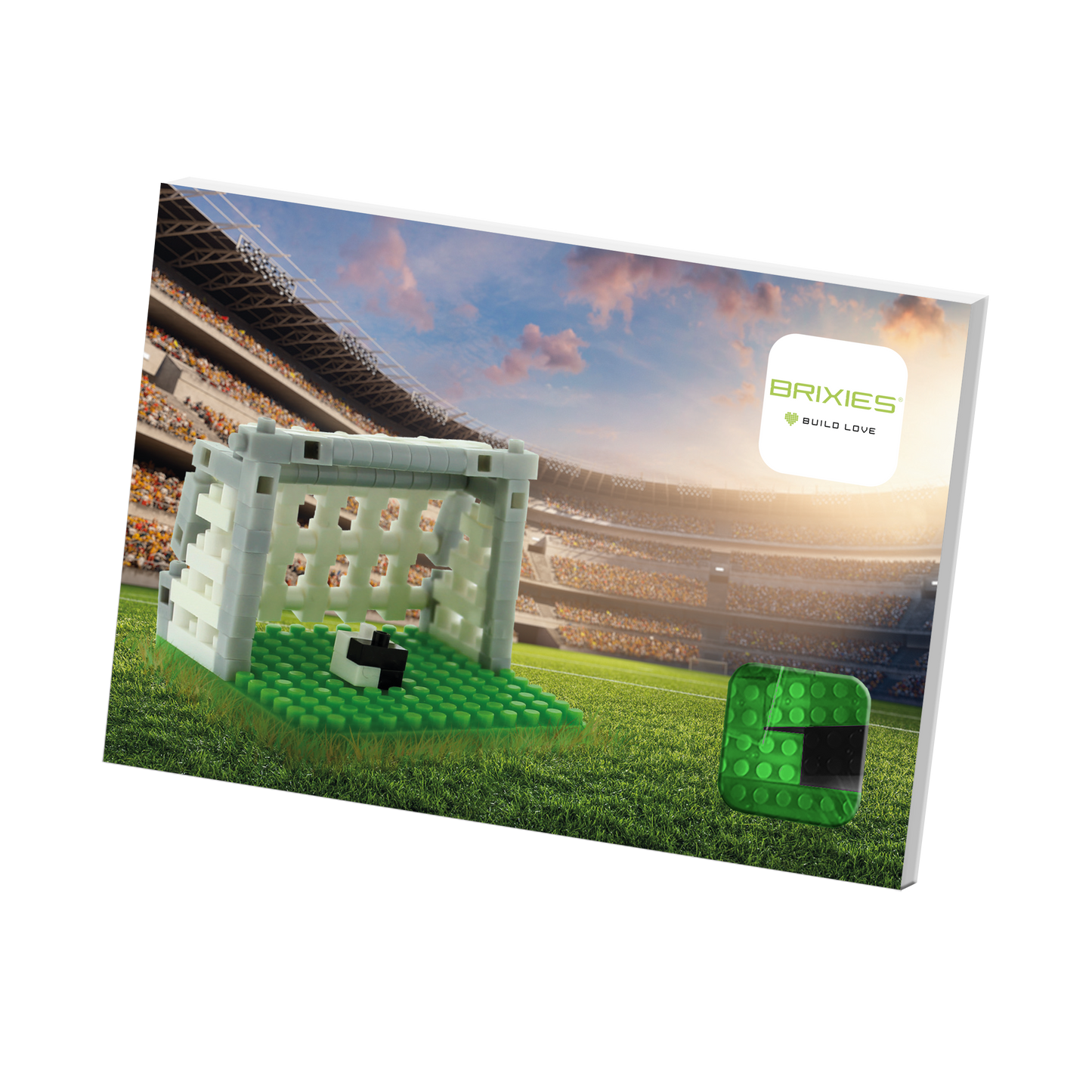 BRIXIES Postcard Football