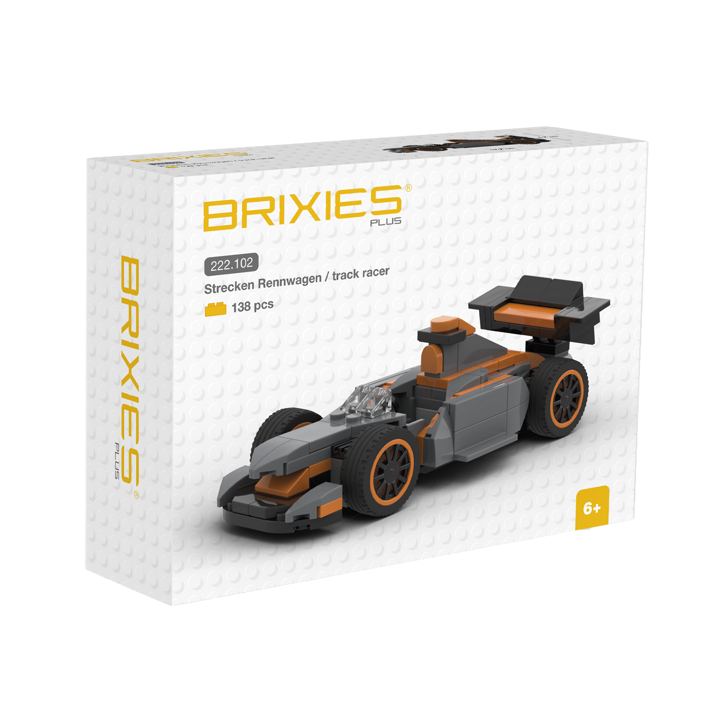 BRIXIES Plus Mini Strecken Rennwagen / Mini Track Racer