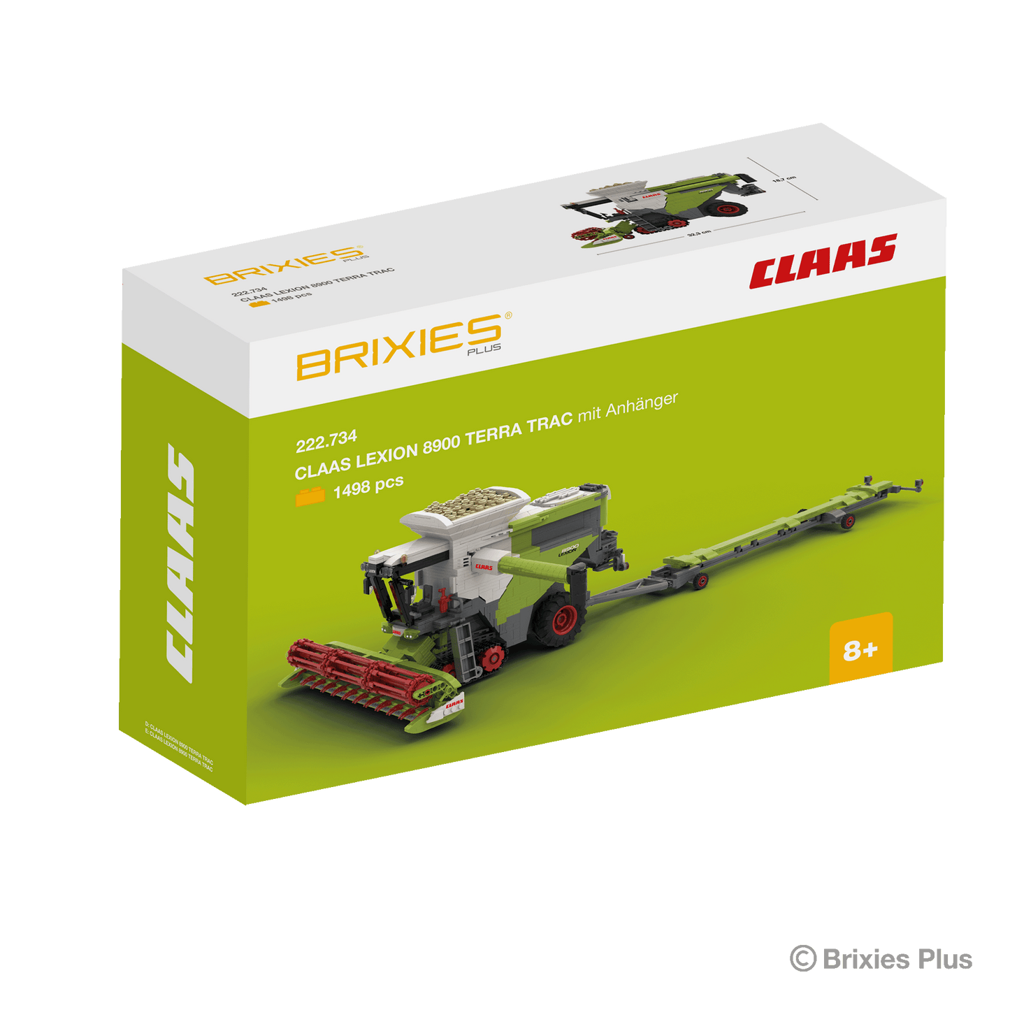 BRIXIES Plus CLAAS LEXION 8900 TERRA TRAC inkl. Anhänger