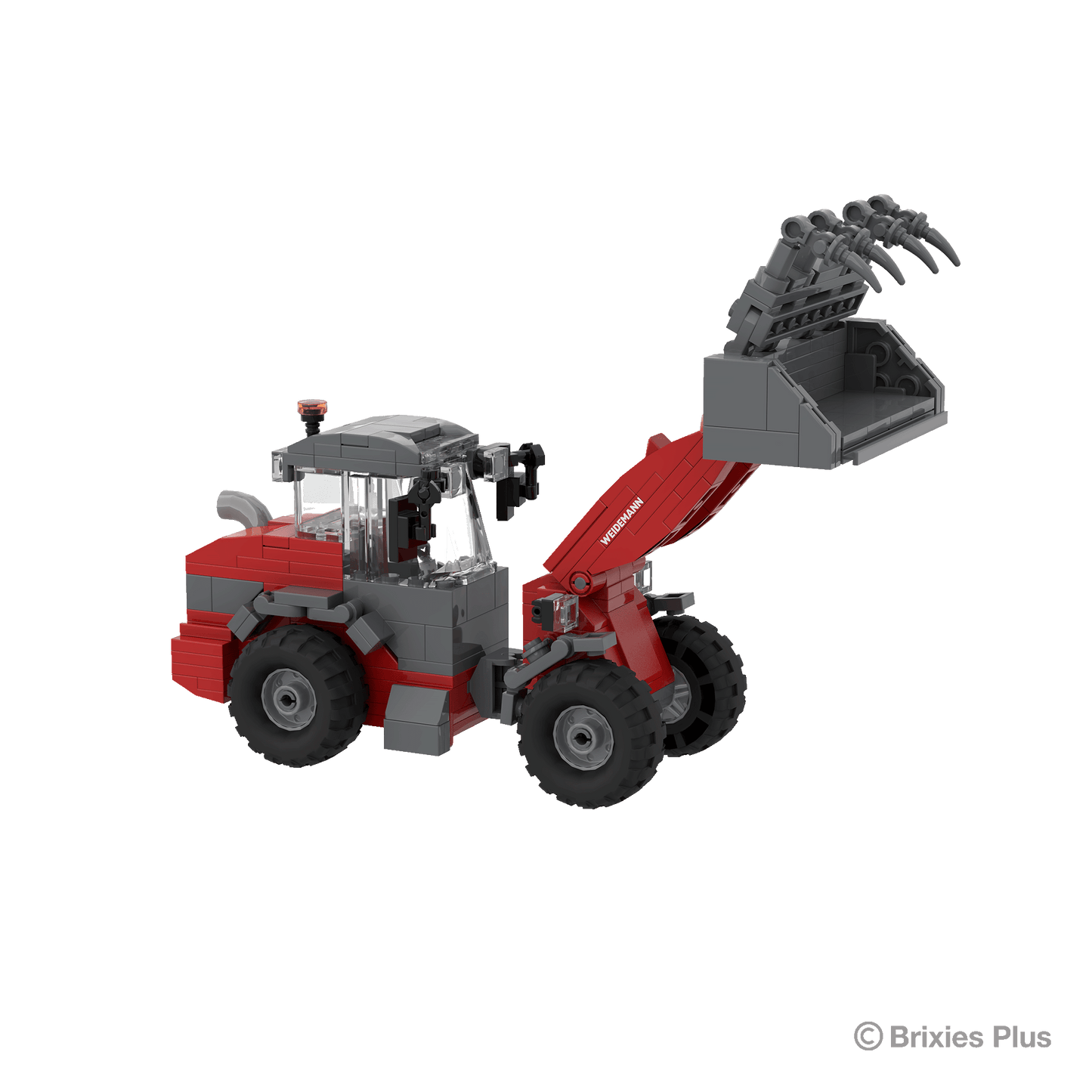 BRIXIES Plus Weidemann 3060 Grapple Bucket & Pallet Fork + Accessories