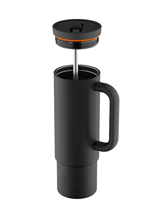 Straw Cup | Tuxedo Black - 800 ml
