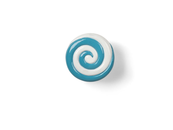 Candy Swirl Wall Hook Turquise