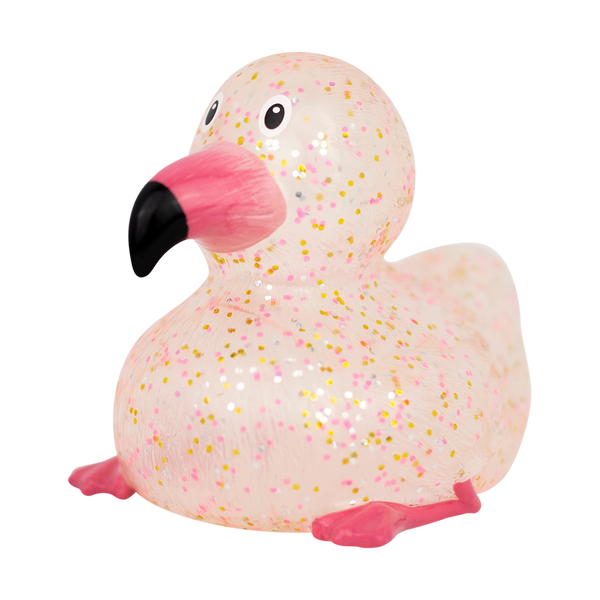Canard Flamant Rose Pailleté
