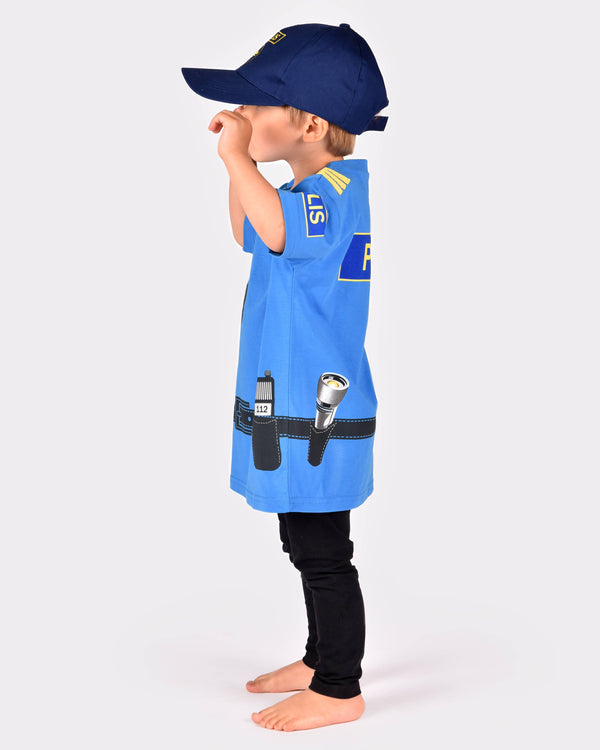 T-shirt Police en coton biologique 110-116 cl 4-6 ans