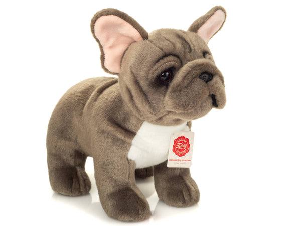 Peluche Bouledogue Français Gris - Teddy Hermann