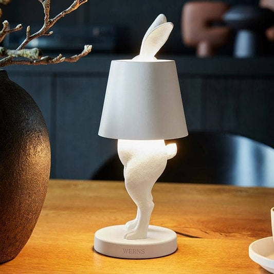 Hiding Rabbit LED Table Lamp, White