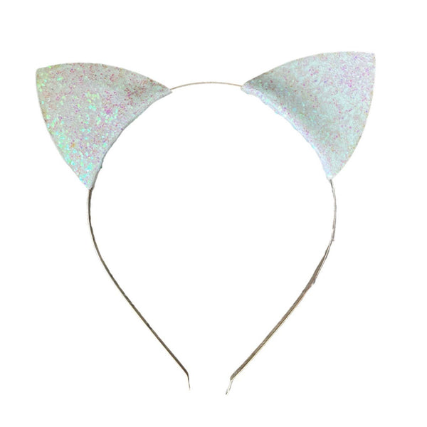 Glitterende kattenhoofdband