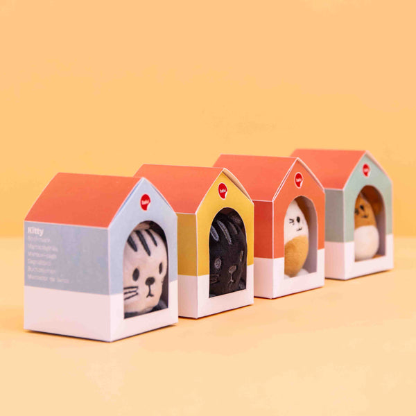 Marque-pages animaux en peluche x12