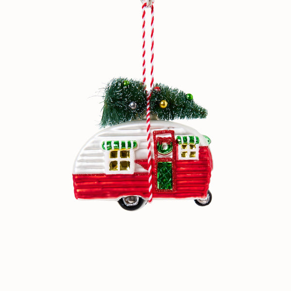 Kerstcaravan hangdecoratie
