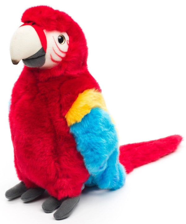 Peluche Perroquet Ara Rouge Uni Toys