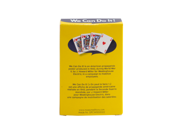 Jeu de 56 cartes à jouer Bridge « We Can Do It »