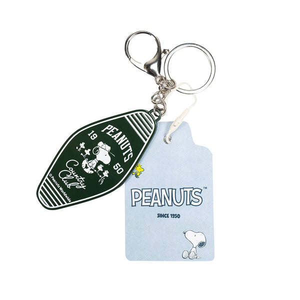 Porte-clés en métal Snoopy "Country Club"