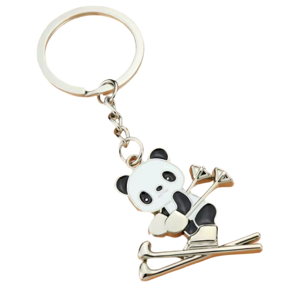 Porte-Clés Panda Skieur