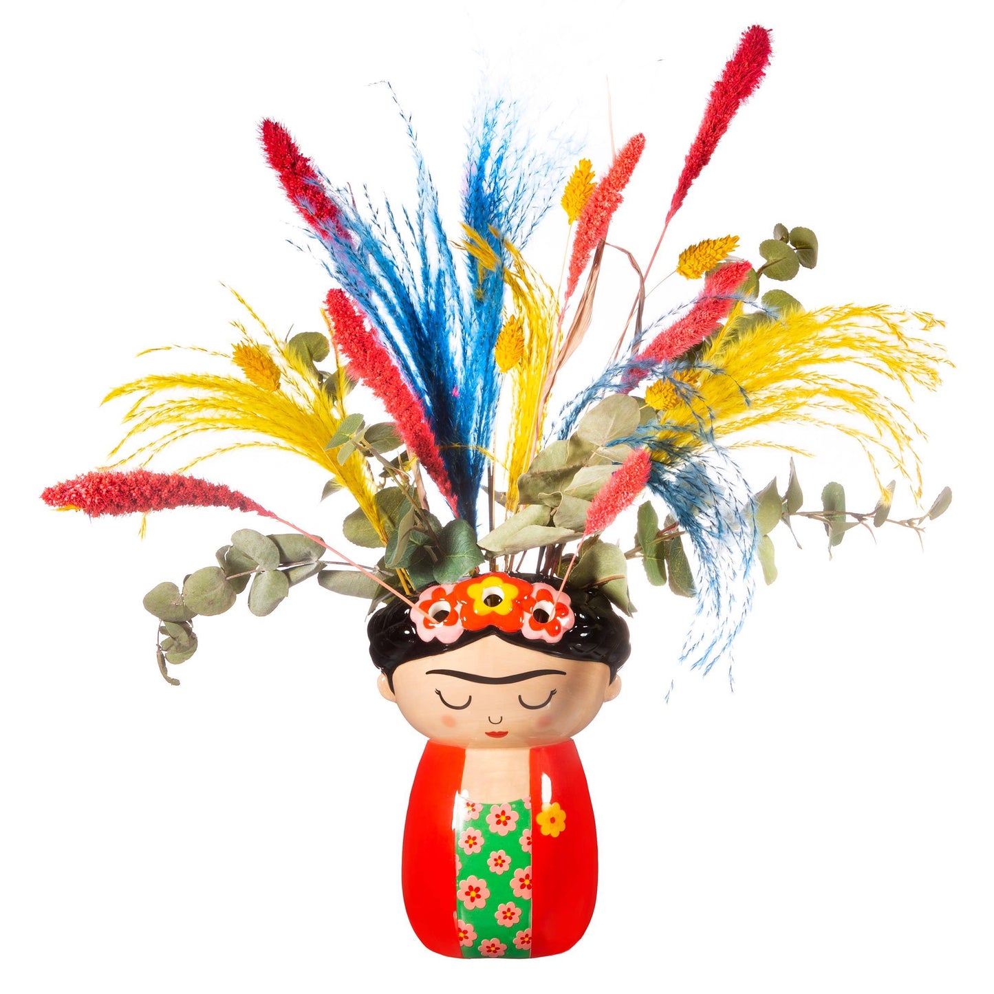 Frida rode muur plantenbak