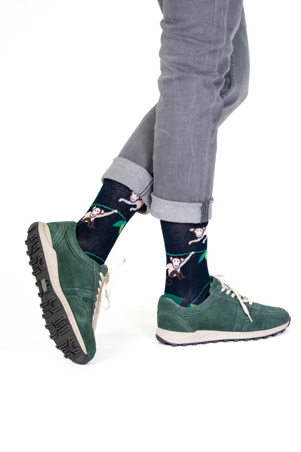 Chaussettes Singes en Coton Bio Sans Couture