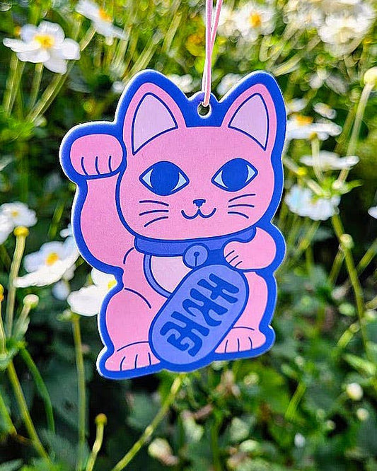 Lucky Cat Air Freshener – Sakura Scent