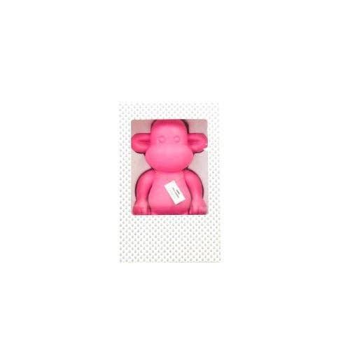 Ornament - Monkey Figurine 'The Legend' - Poly resin - Pink - 20.5x13.5x35cm