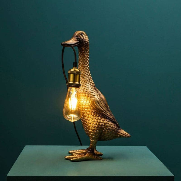 Lampe de table Canard « Son of a Duck » Or