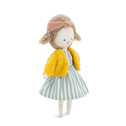 Cotti Motti cotton soft toy, Zoe the sheep (30 cm) - 0+