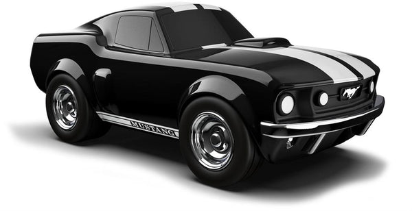 Zwarte Ford Mustang - Baghera