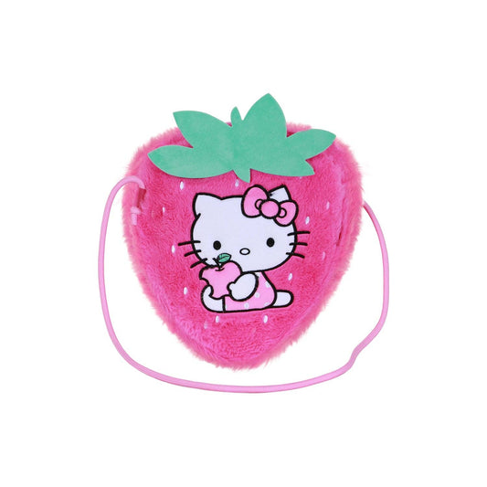 Hello Kitty Plush Shoulder Bag - Strawberry