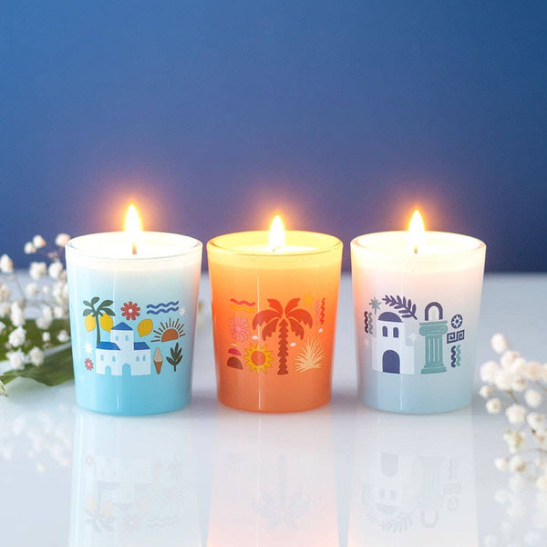 Trio de bougies parfumées Parfums d'Europe