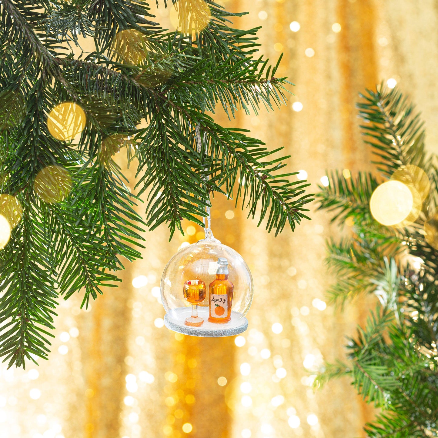 Spritz koepelvormige kerstbal
