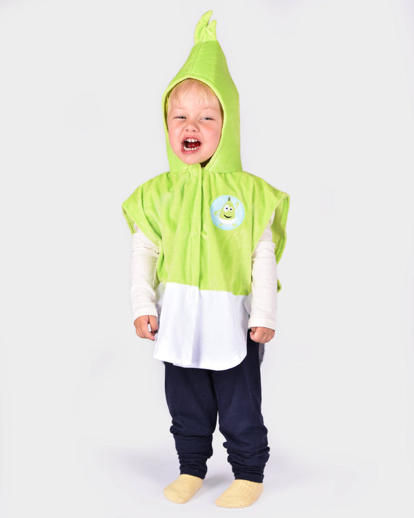Cape verte Babblarna Dadda taille 86-110 cm 1-4 ans