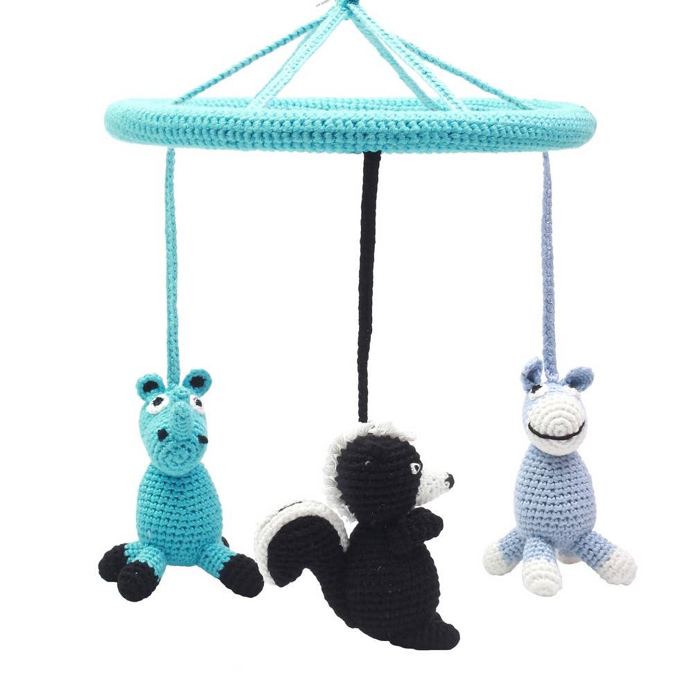 Mobile avec Rhino, Skunk et Donkey