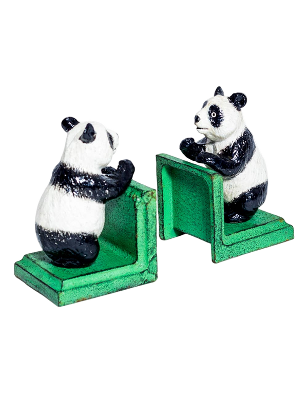 Paire de serre-livres Panda