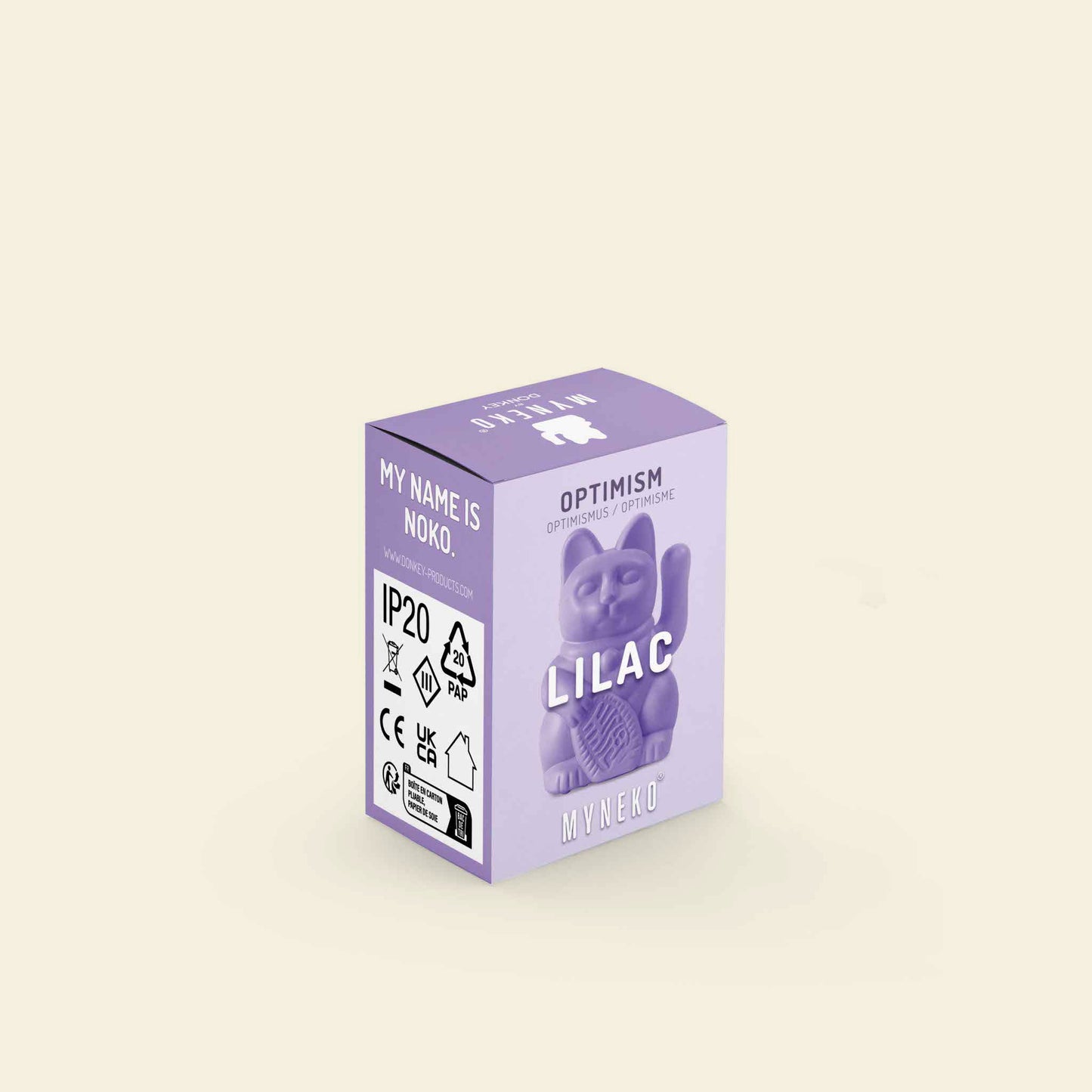Lucky Solar Lilac Mini Cat "Noko"