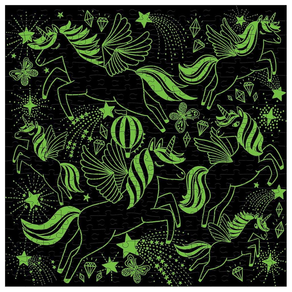 Puzzle Licornes Glow In The Dark 300p