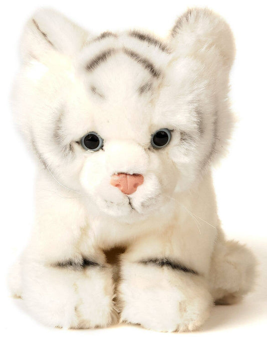 White Tiger Plush Toy, Sitting