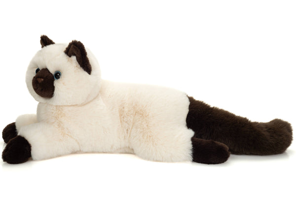 Peluche Chat Sacré de Birmanie Couché - Teddy Hermann
