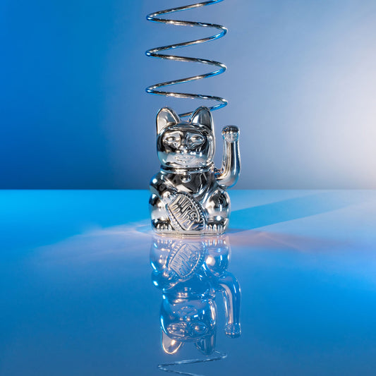 Lucky Cat Shiny Silver „Nova"