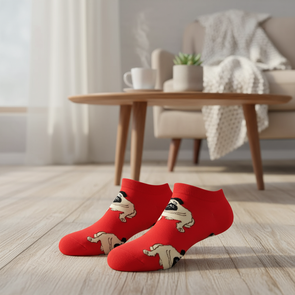 Pug Short Socks