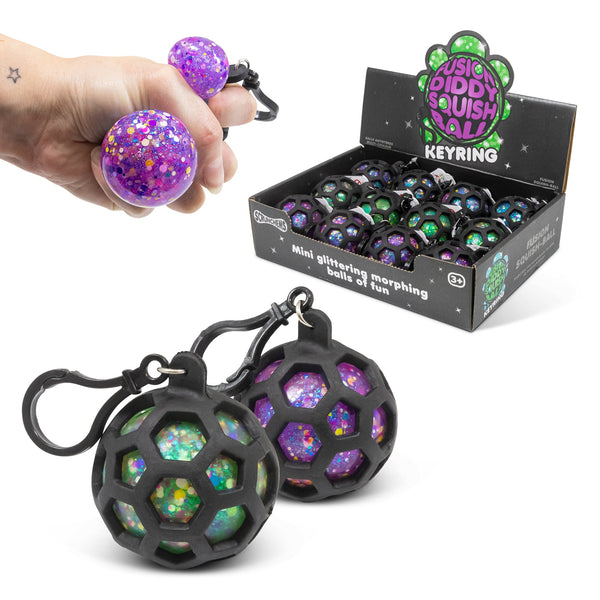 PORTE-CLÉS SCRUNCHEMS FUSION SQUISH BALL