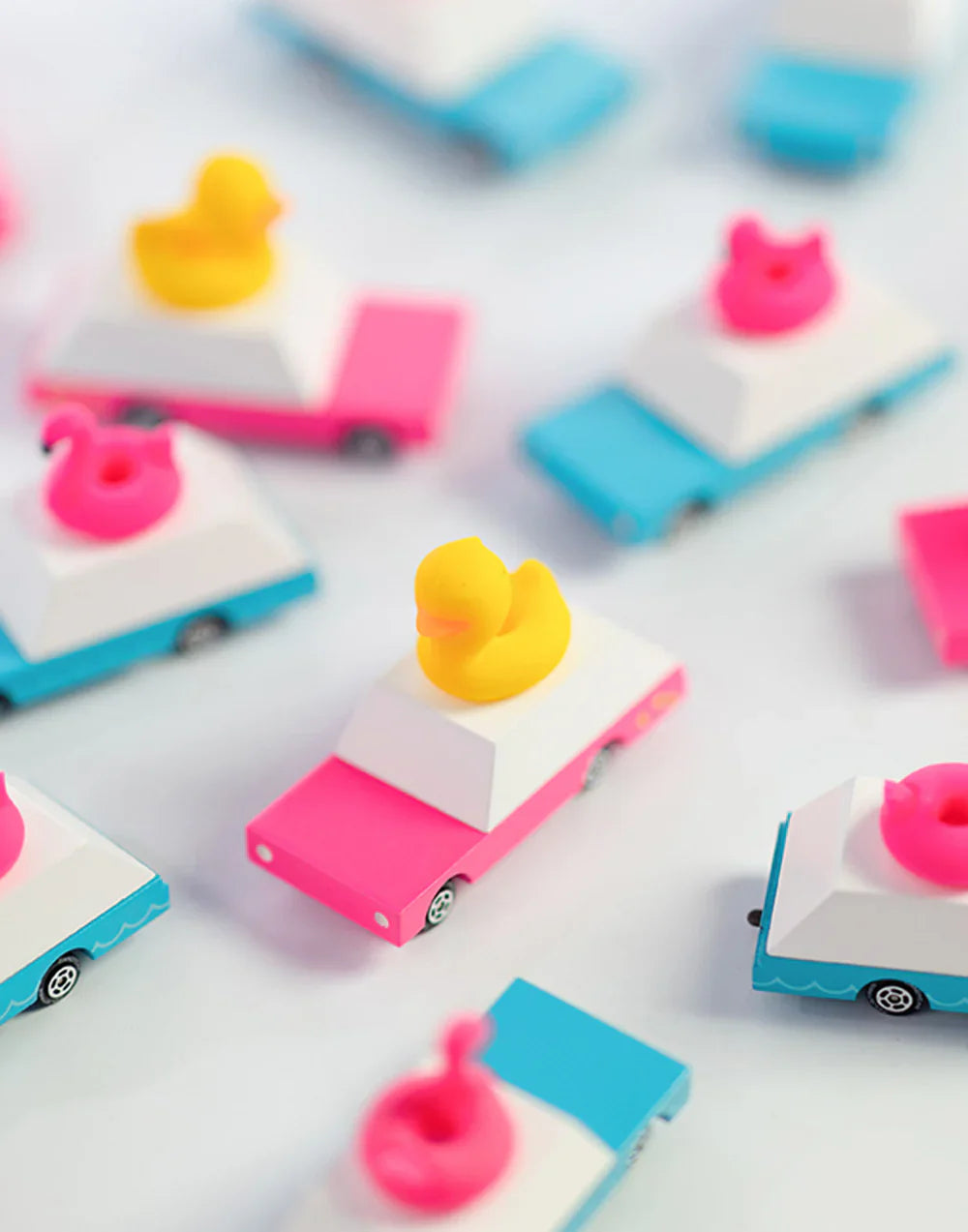 Candycar World Wooden Car - Yellow Duck