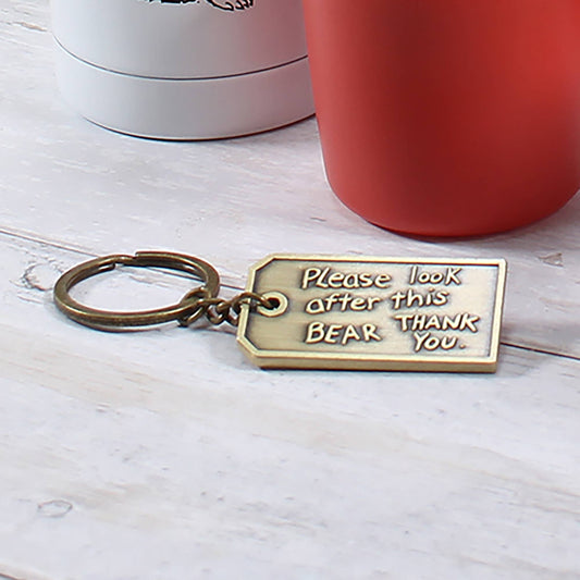 Paddington sleutelhanger - Gouden label