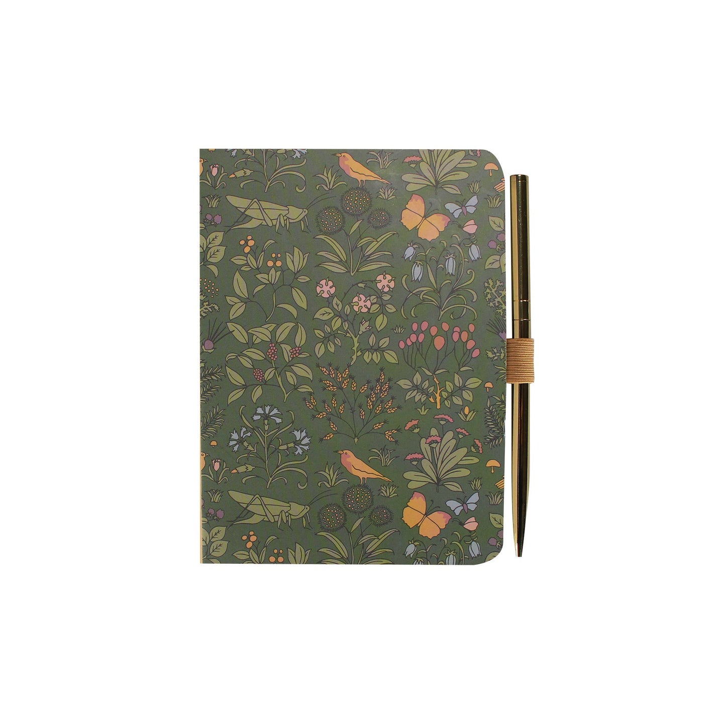 A6 notitieboek met pen - ACS Voysey (Apothecary's Garden)