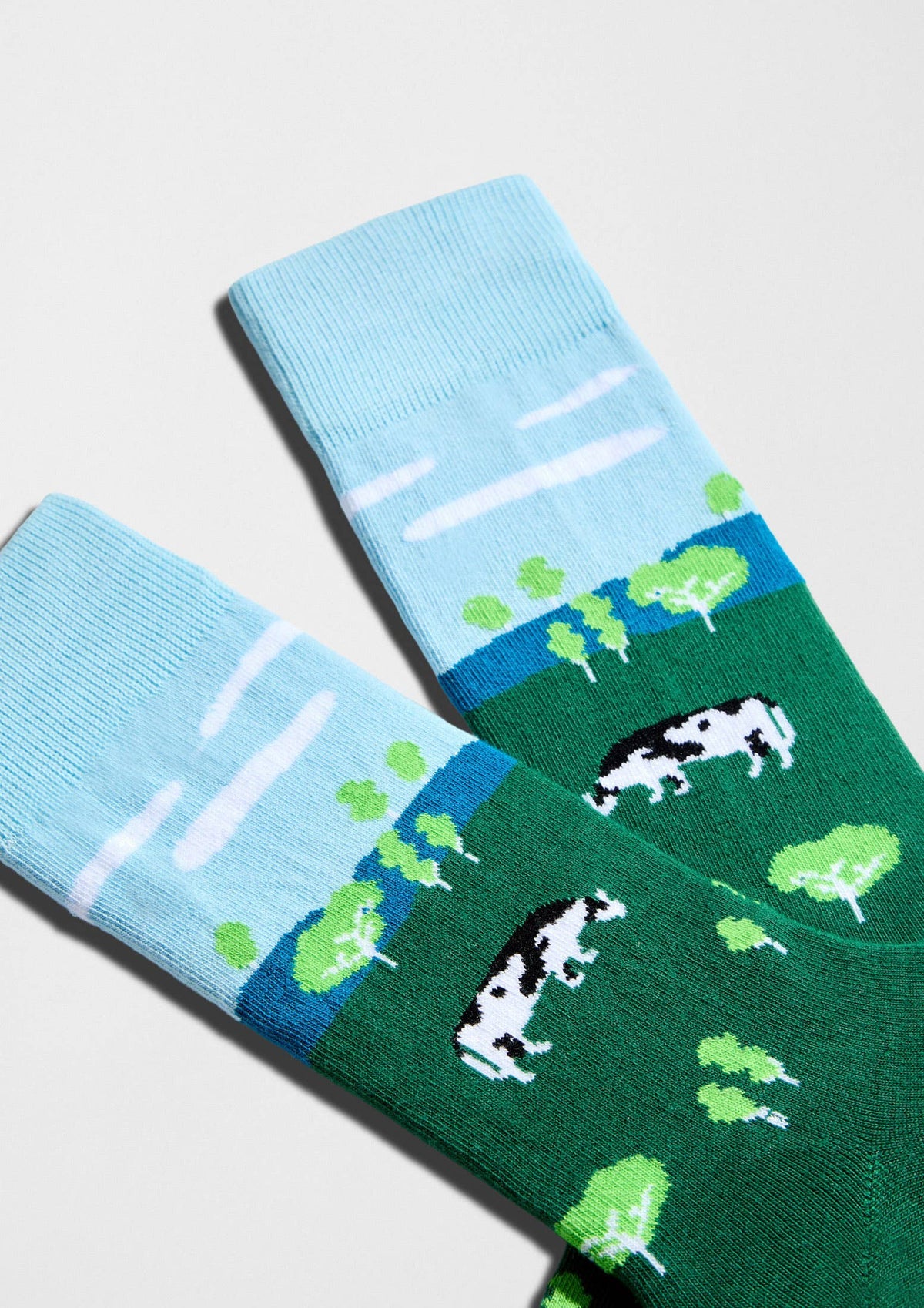 BeFarm - Chaussettes 100 % coton biologique: Verde / 41/46